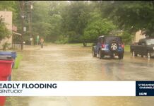 Deadly flooding underway in Kentucky